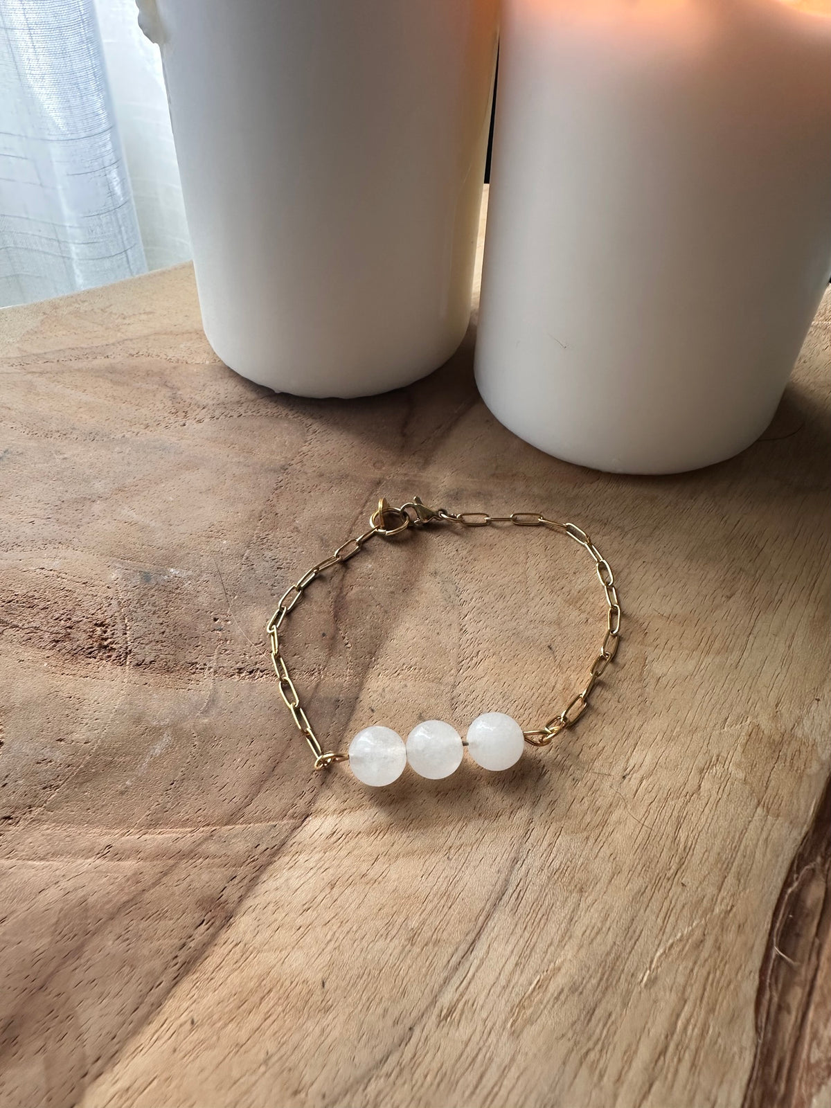 Pulsera Cuarzo Rosa - Autoestima