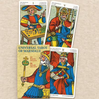 Tarot Marsella - Caja y cartas
