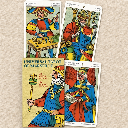 Tarot Marsella - Caja y cartas