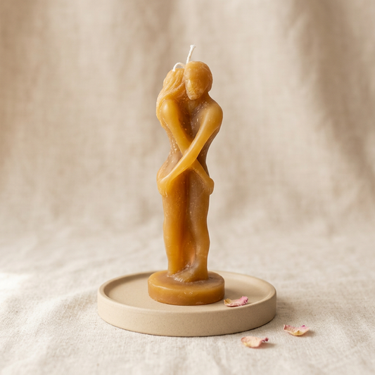 Vela de Miel Pareja - Sin etiqueta