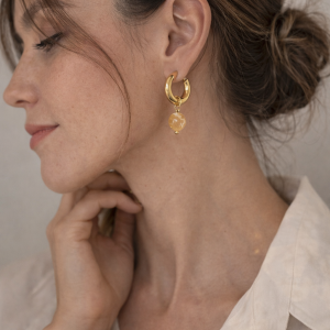 Pendientes de Citrino Natural: Prosperidad, Alegría y Poder Solar